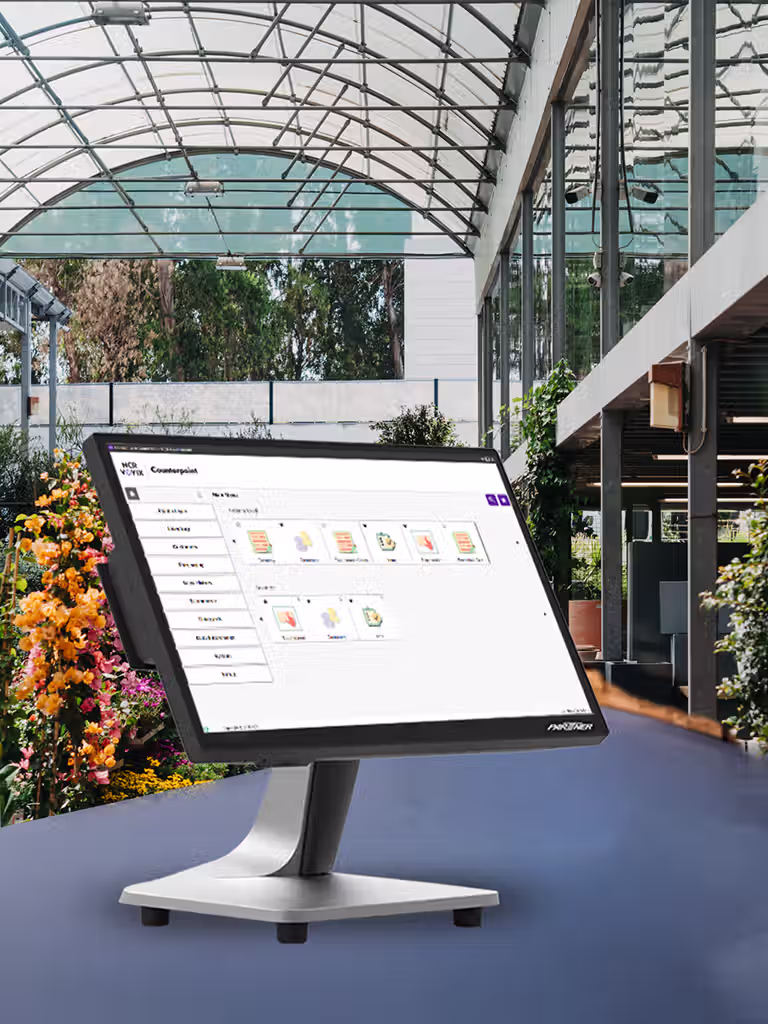 NCR Voyix Counterpoint POS on Partner Tech POS Hardware Device